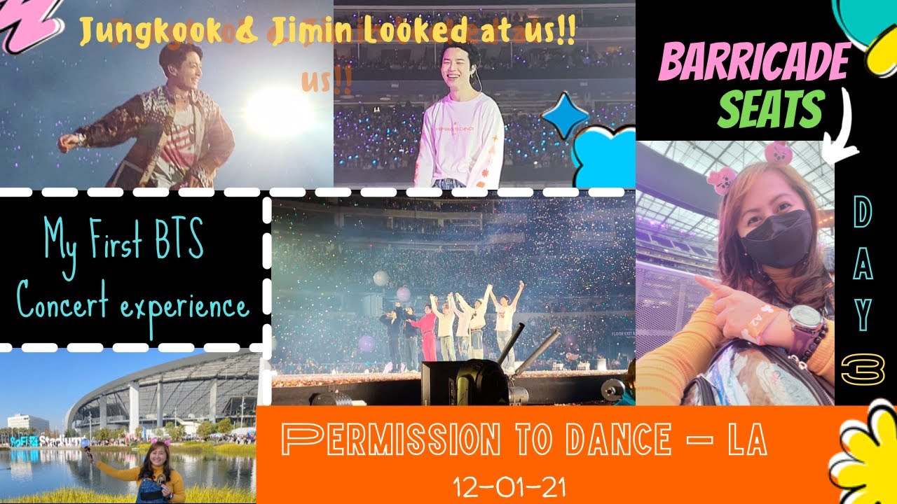 BTS PTD LA DAY 3 - Barricade Seats + VIP Gold Soundcheck + Upclose with BTS * Full Experience*