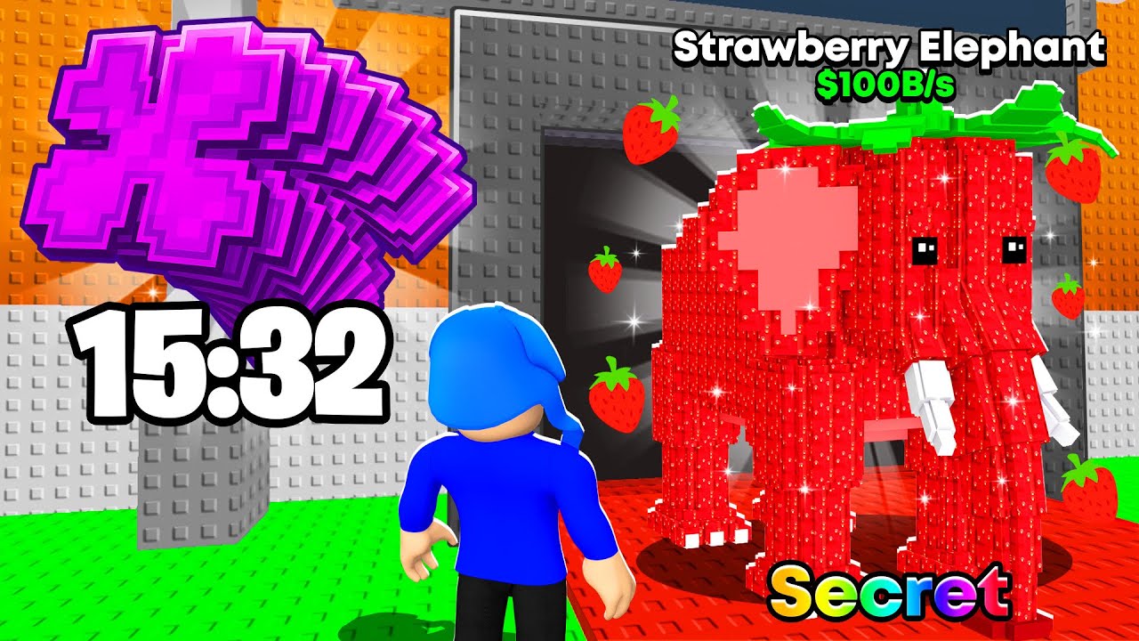Omz Unlocked The New OG STRAWBERRY ELEPHANT in Steal a Brainrot!