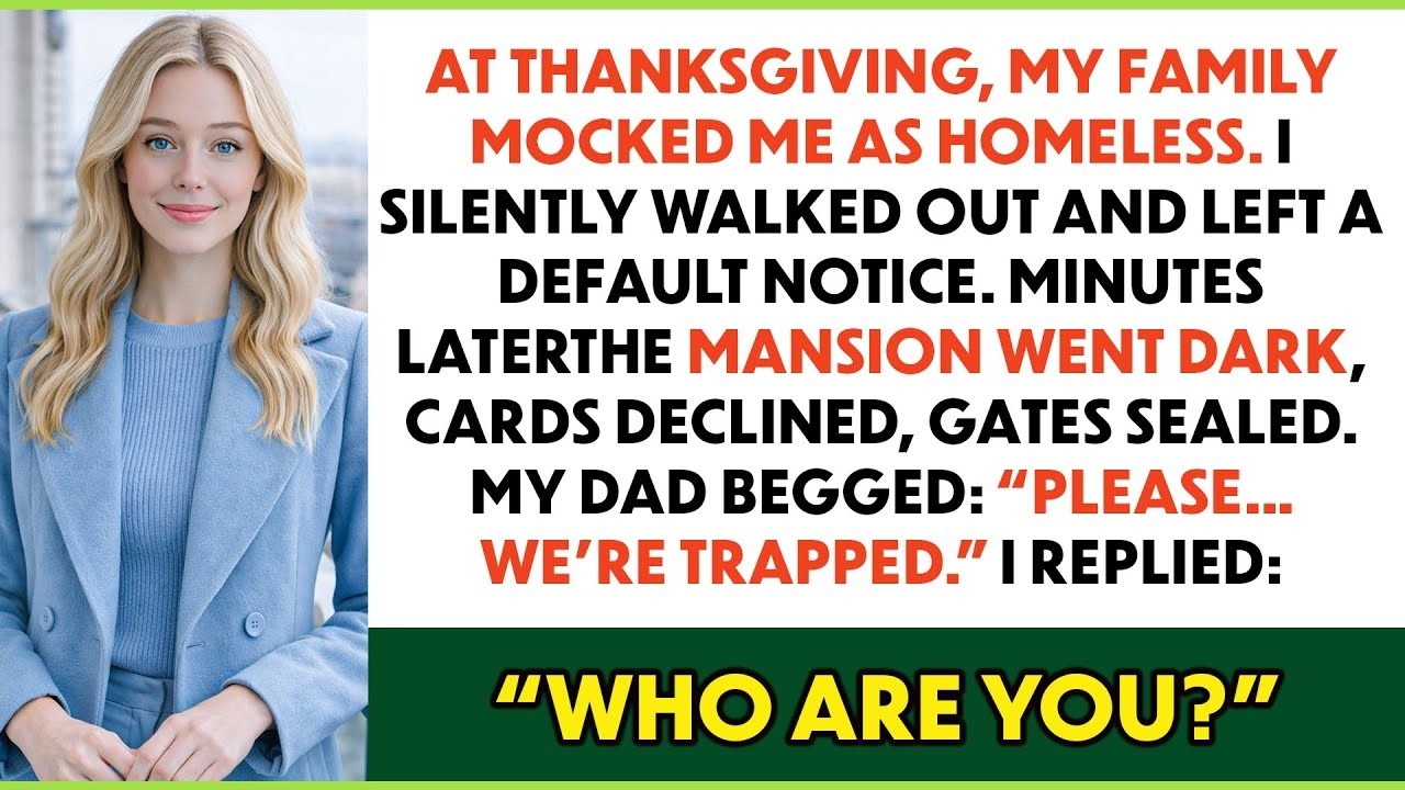 My Dad Announced, “I Have Two Daughters —A Famous Lawyer, A Beggar,” At Our Thanksgiving Dinner, And