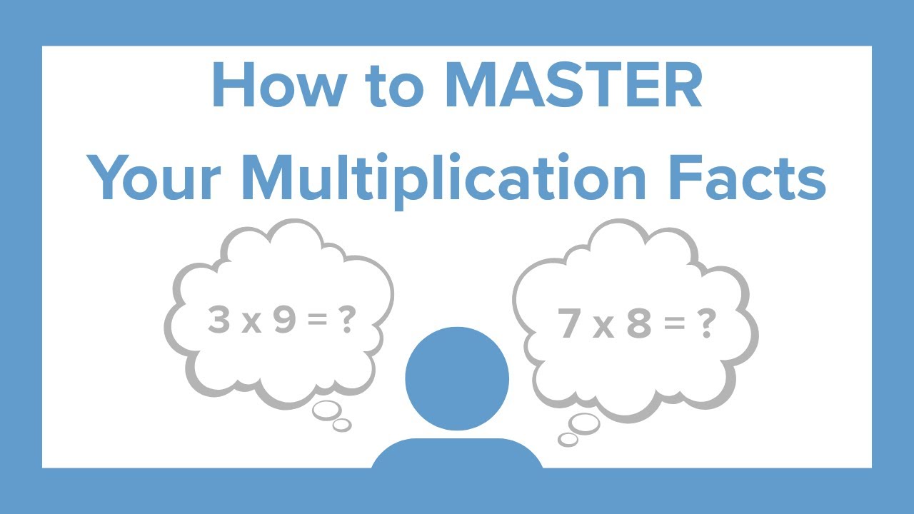 How to Master Your Multiplication Facts
