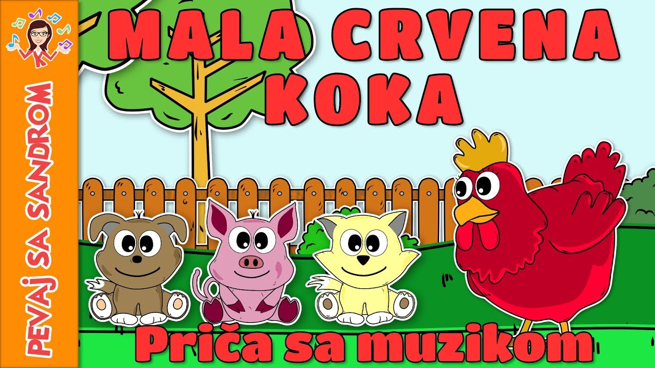 💖 Mala crvena koka 💖 Pevaj Sa Sandrom | Sing With Sandra | Dečije pesme