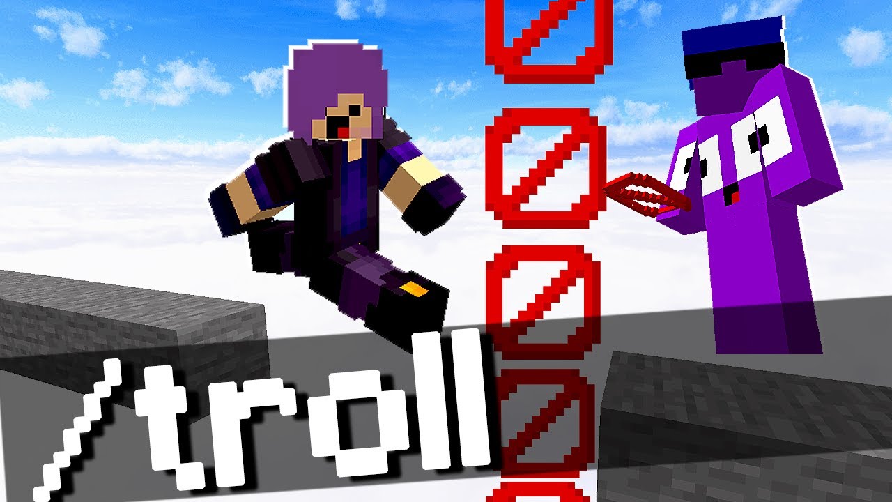 Ele me Enganou com /troll no Minecraft