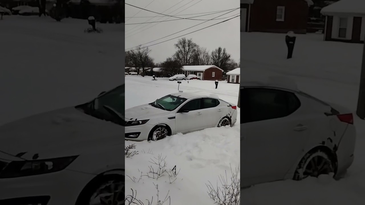 Snowed in. Now here comes the ice.