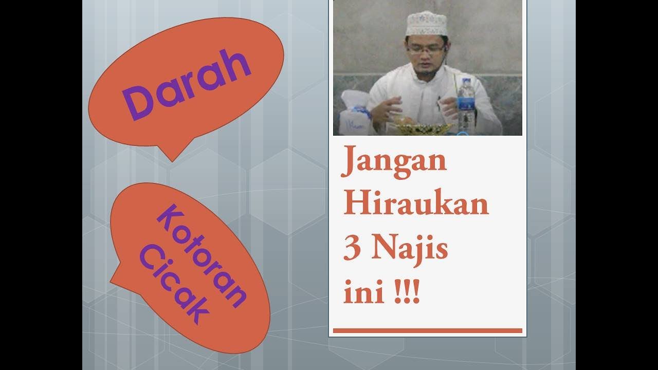 3 Najis yang dimaafkan (ma'fuanhu) - Ust. Kusworo, Lc., MA