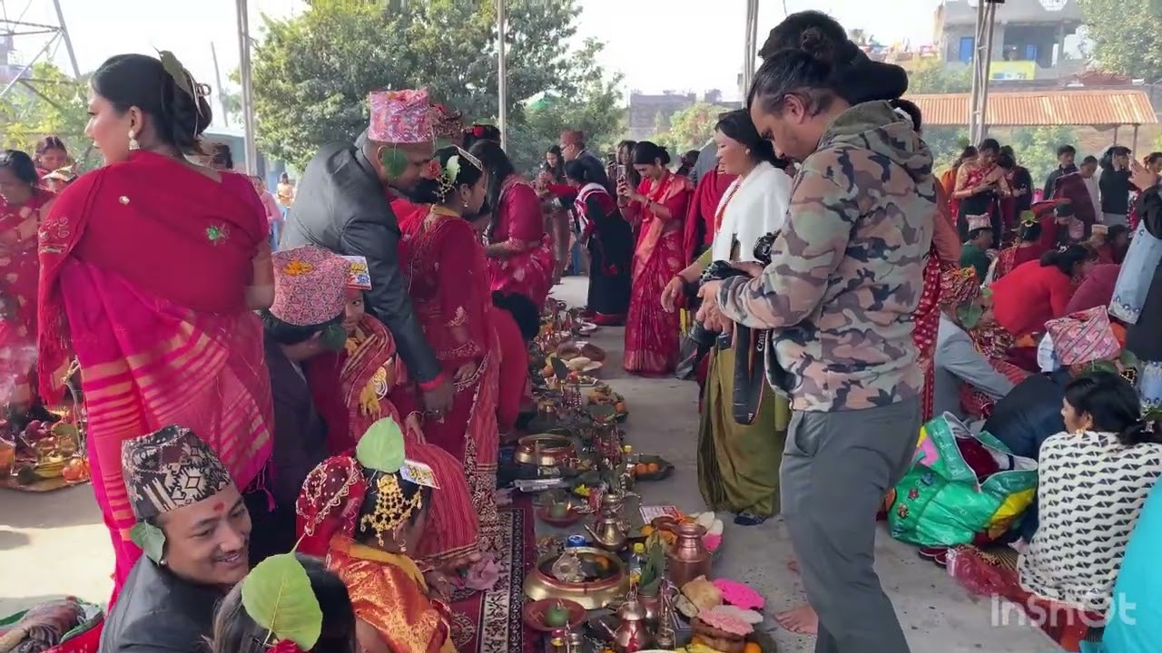 भान्जीको बेलबिबाह्को दोस्रो दिन 