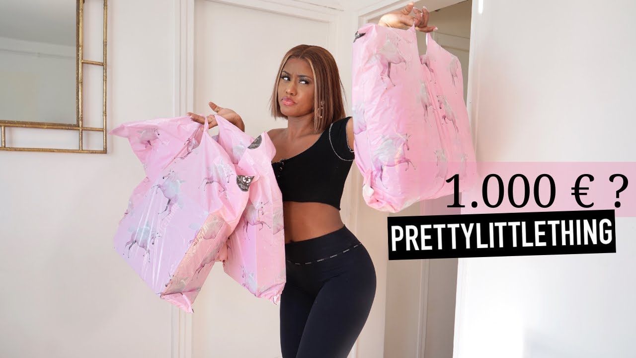 J'AI COMPLÈTEMENT CRAQUÉ SUR PRETTYLITTLETHING 😳 *choc* (HAUL avec ESSAYAGE)