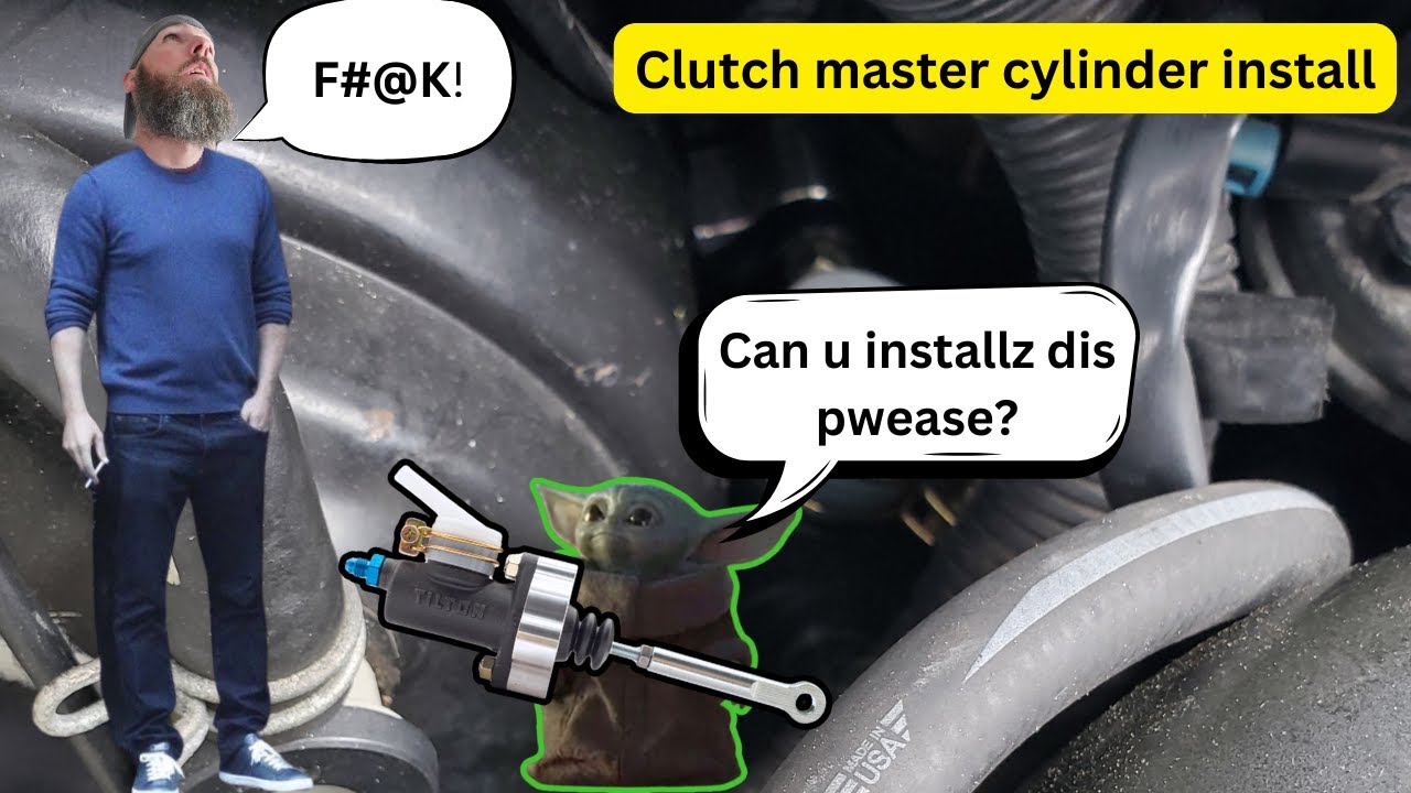 GTO Tilton clutch master cylinder install