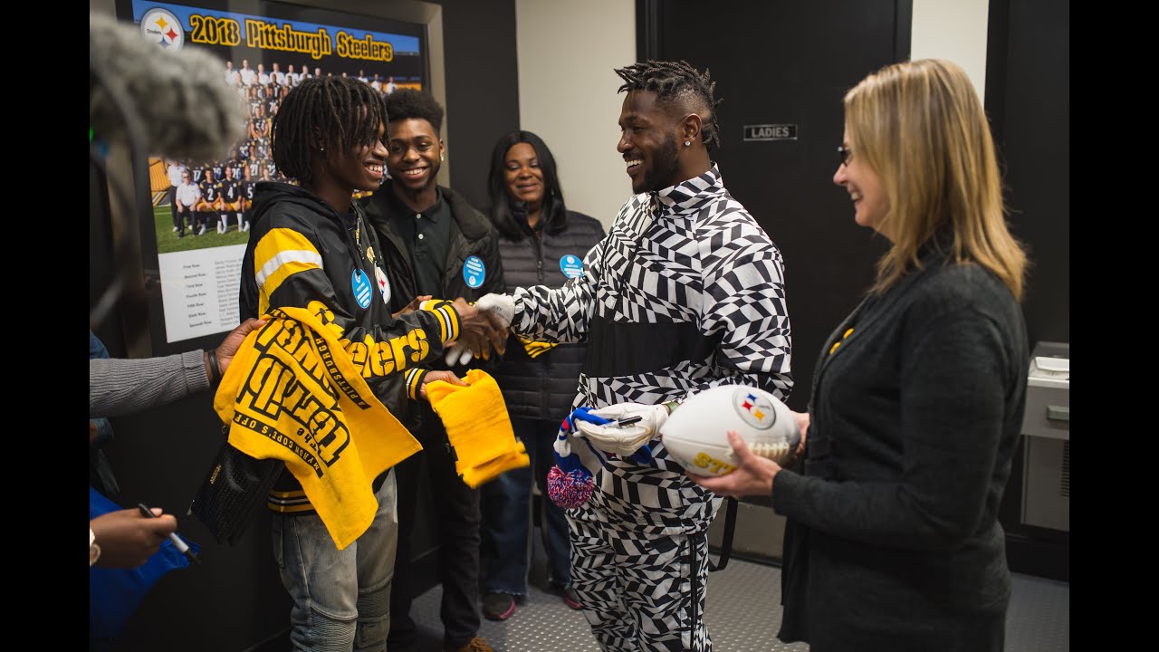 Antonio Brown and the Pittsburgh Steelers Make a Dream Come True