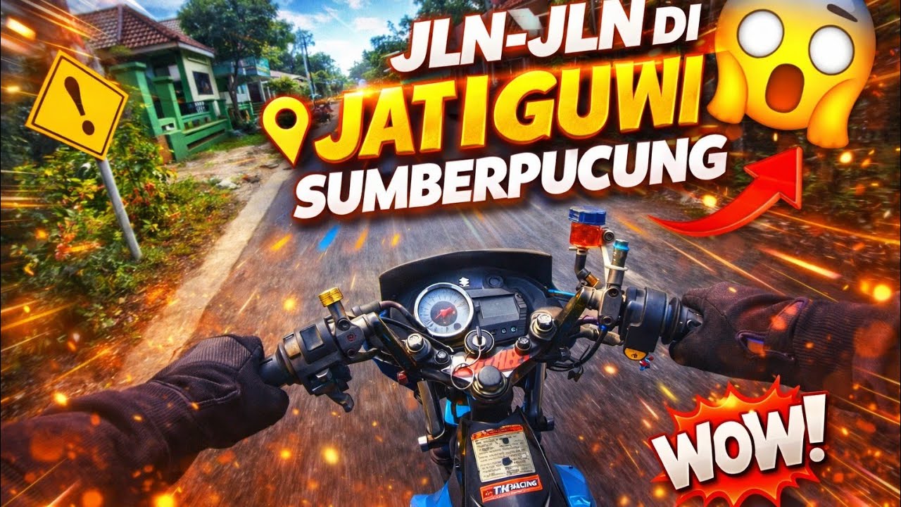 MENCOBA... JLN-JLN SEHABIS HUJAN || Motovlog Satria fu 