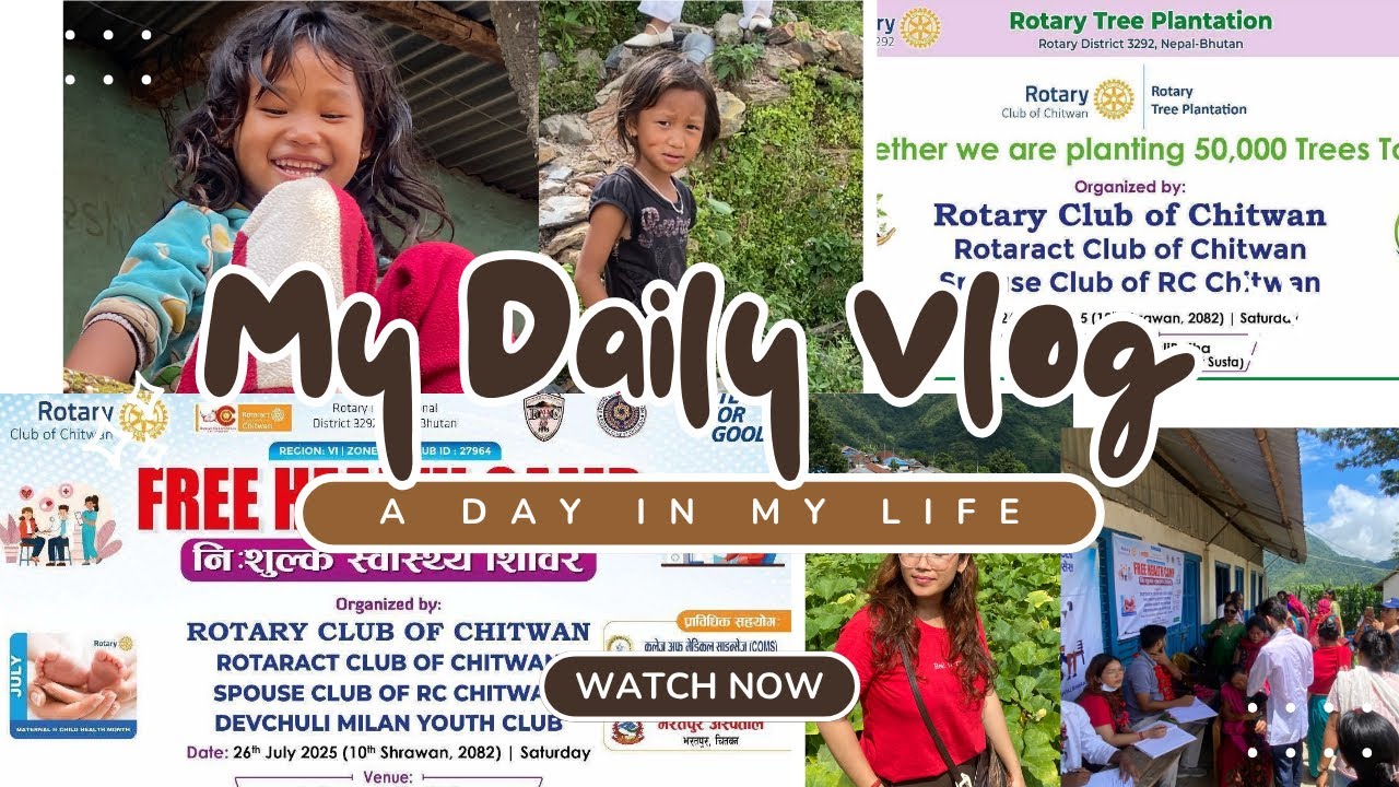 Rotary club / rotract club / plantation/ Daily vlog / 