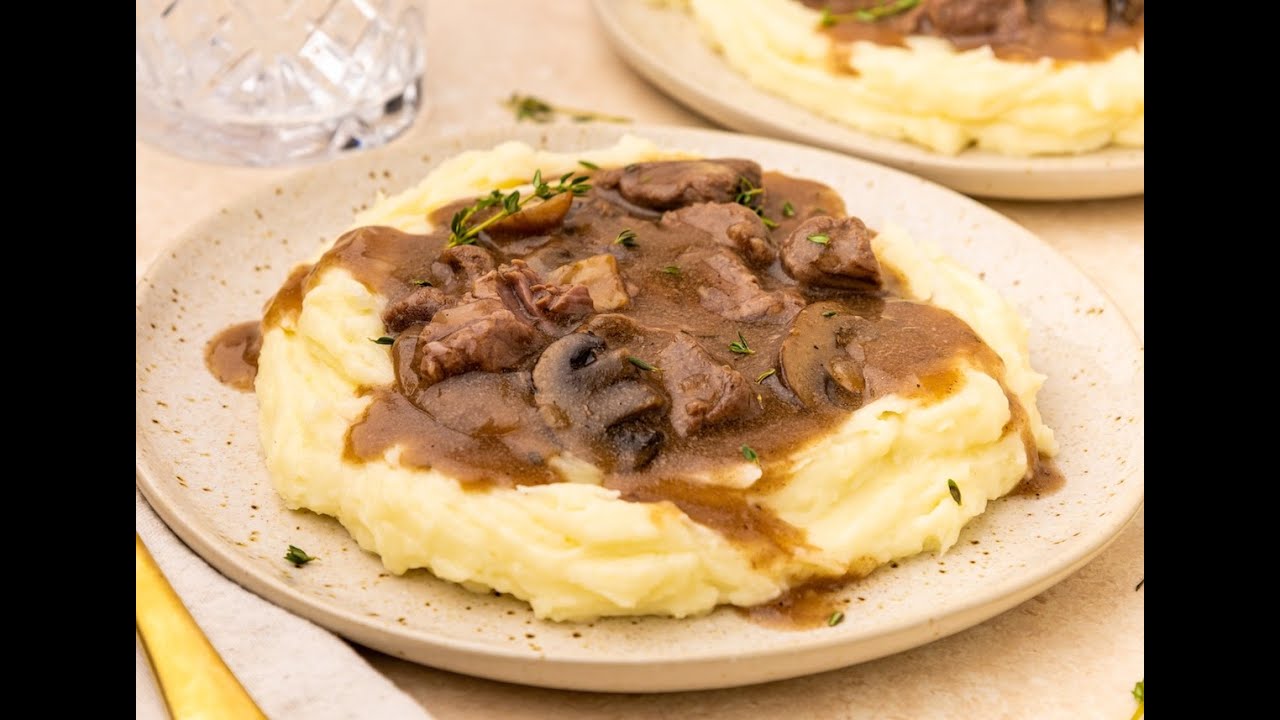 Crockpot Beef Tips and Gravy