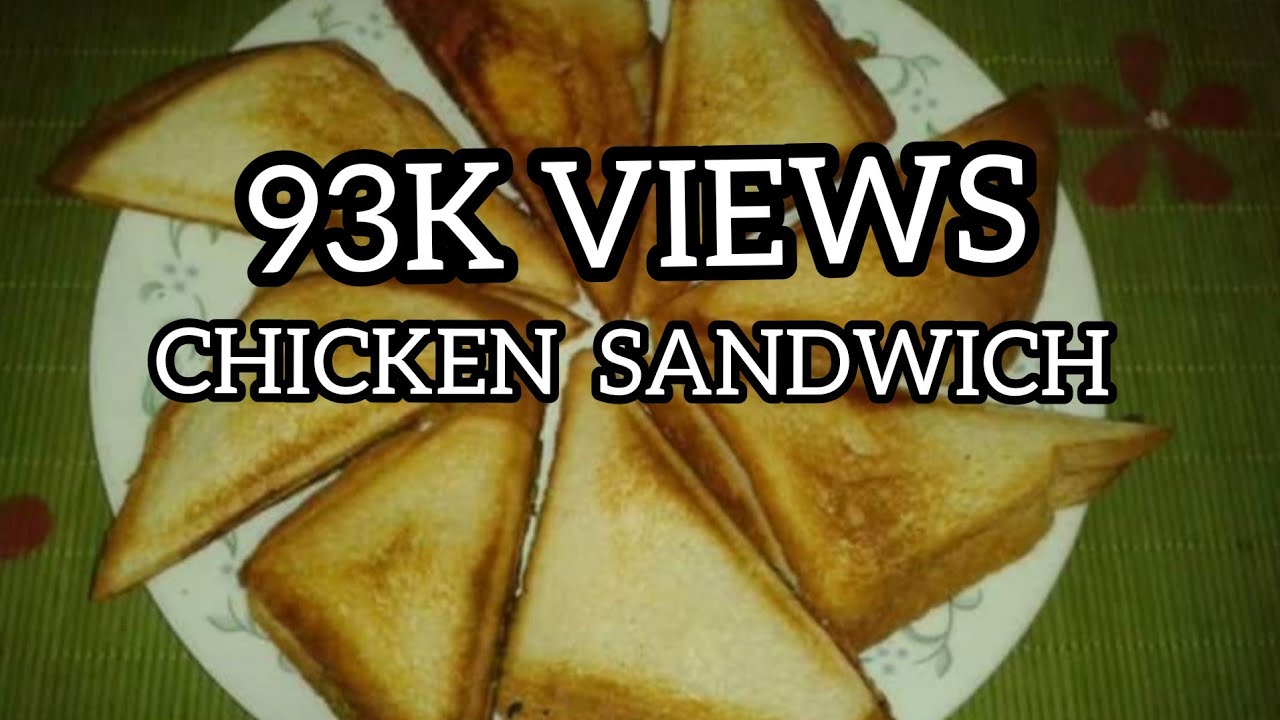 HOW TO MAKE CHICKEN SANDWICH IN SANDWICH MAKER