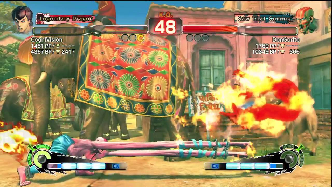 SSF4: Fei Long(CogniVision) vs. Dhalsim(DonGorito)