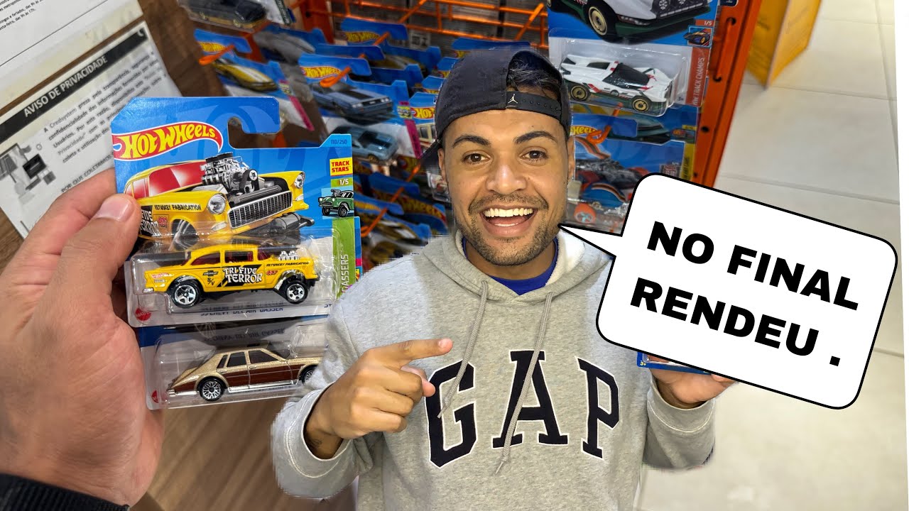 CAÇANDO HOT WHEELS 2024 NO SHOPPING E A CAÇA RENDEU