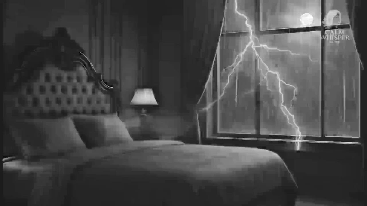 Cozy Real Sound of American Thunderstorm for Deep Sleep | Rain Night Ambience – CalmWhisperASMR
