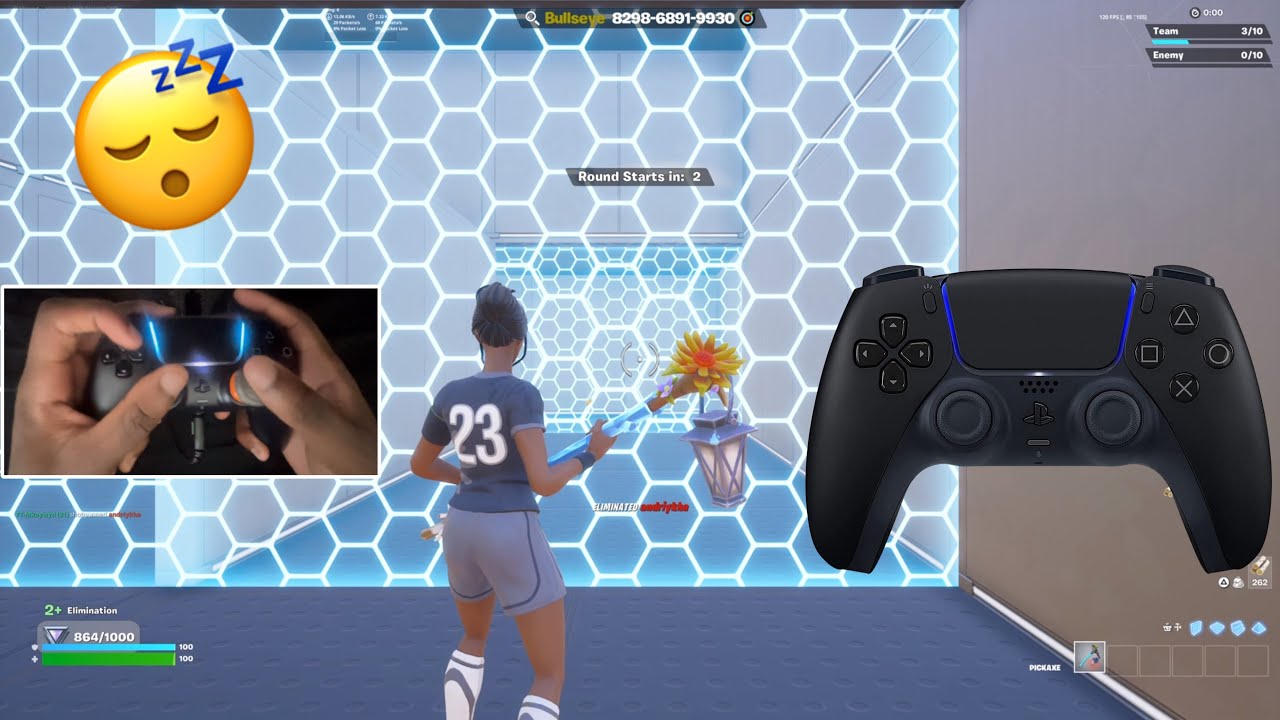 Fortnite BEST Console Player DOMINATES Piece Control 1v1 🏆 (PS5 CONTROLLER HANDCAM)