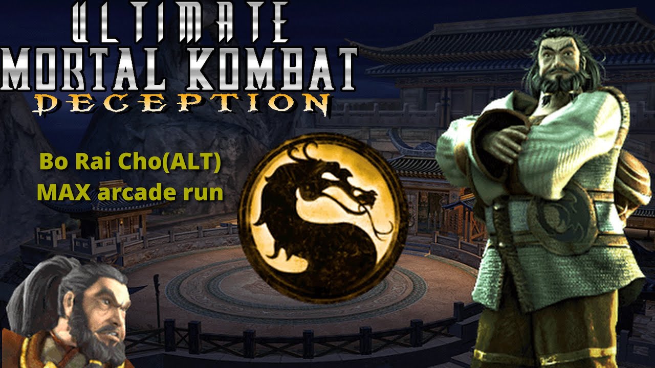 Ultimate Mortal Kombat Deception Bo Rai Cho(ALT)MAX arcade run