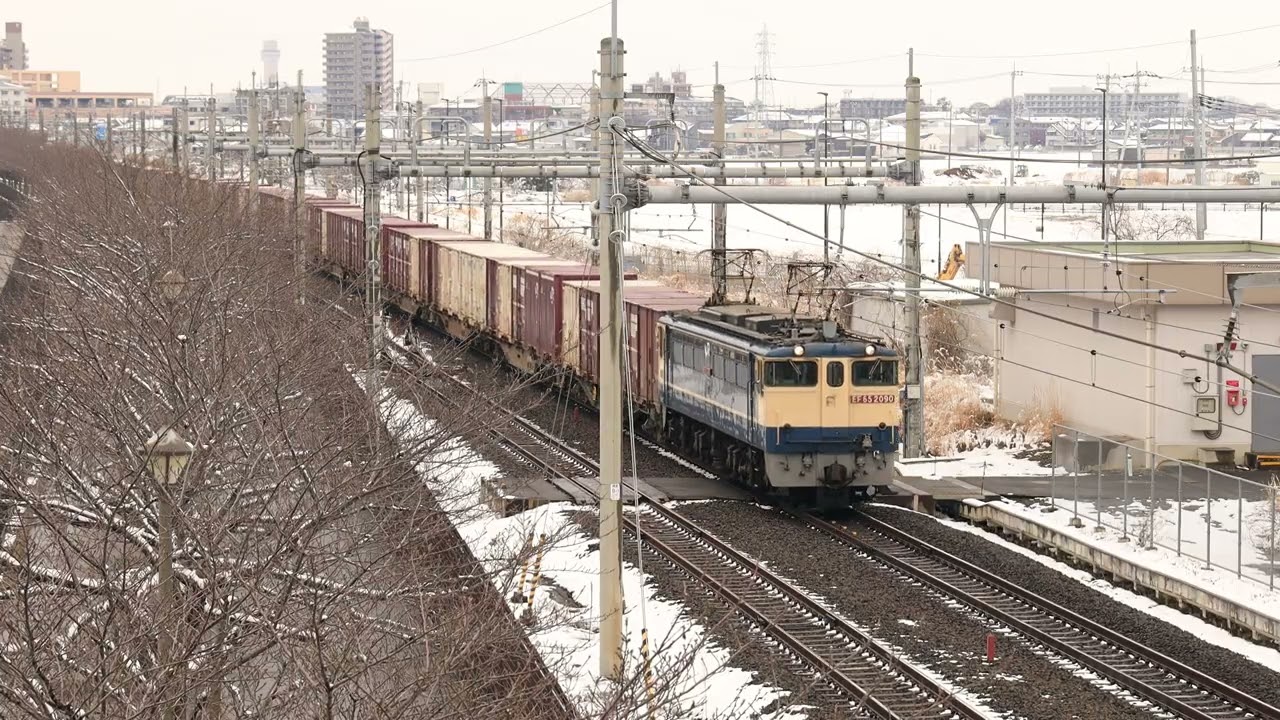 EF65-2090牽引・コンテナ貨物列車～武蔵野線吉川美南