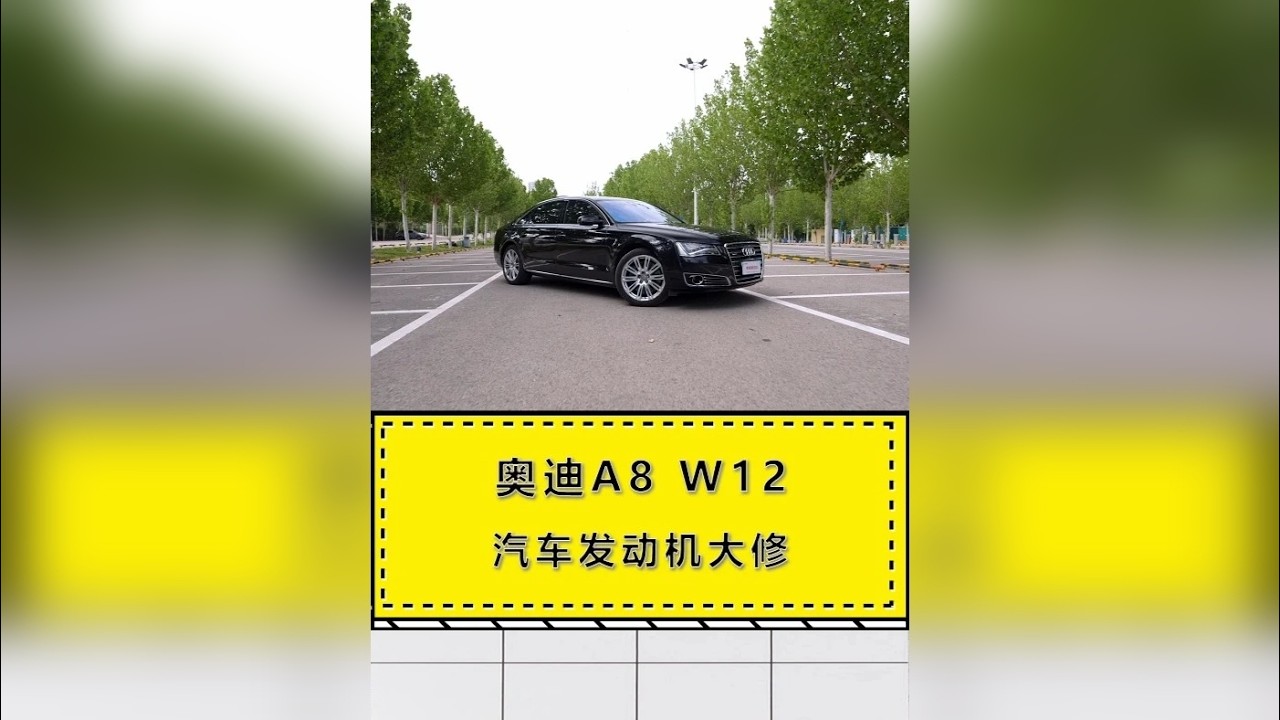 奥迪A8 W12 汽车发动机大修