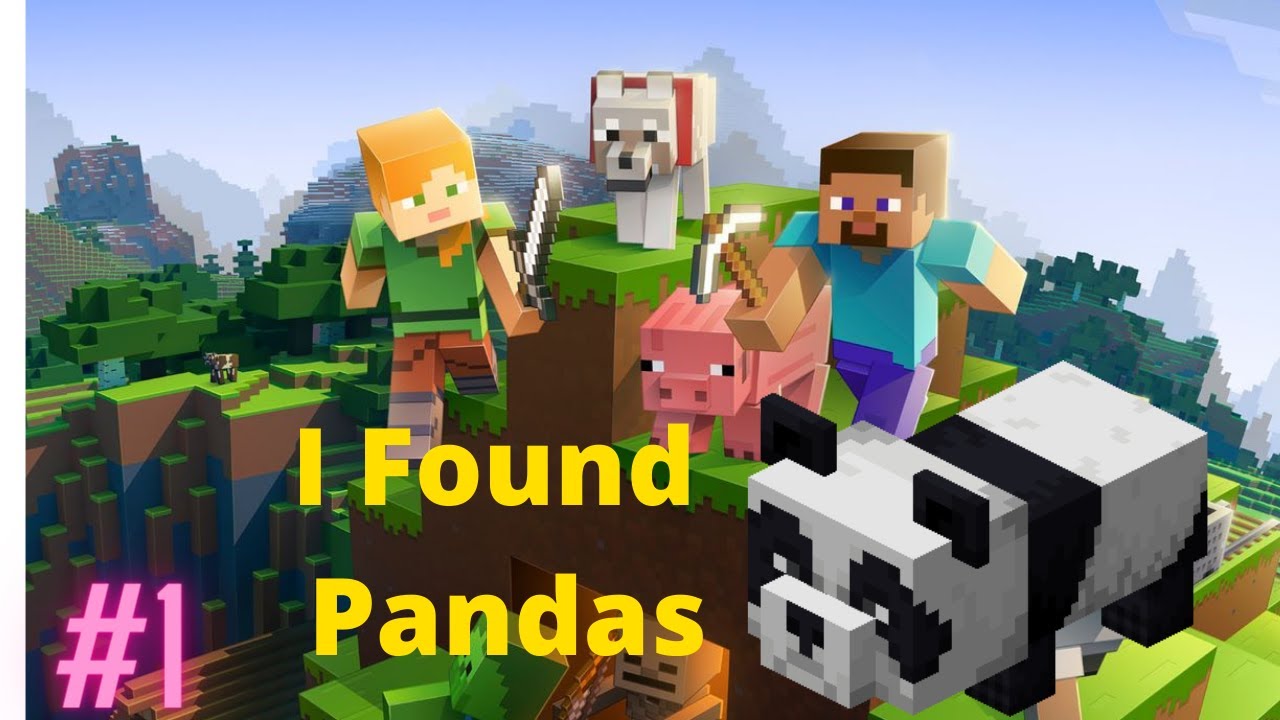 I Found Pandas in Minecraft First video| YouTube first video of Indicome Gamers| #indicomegamers
