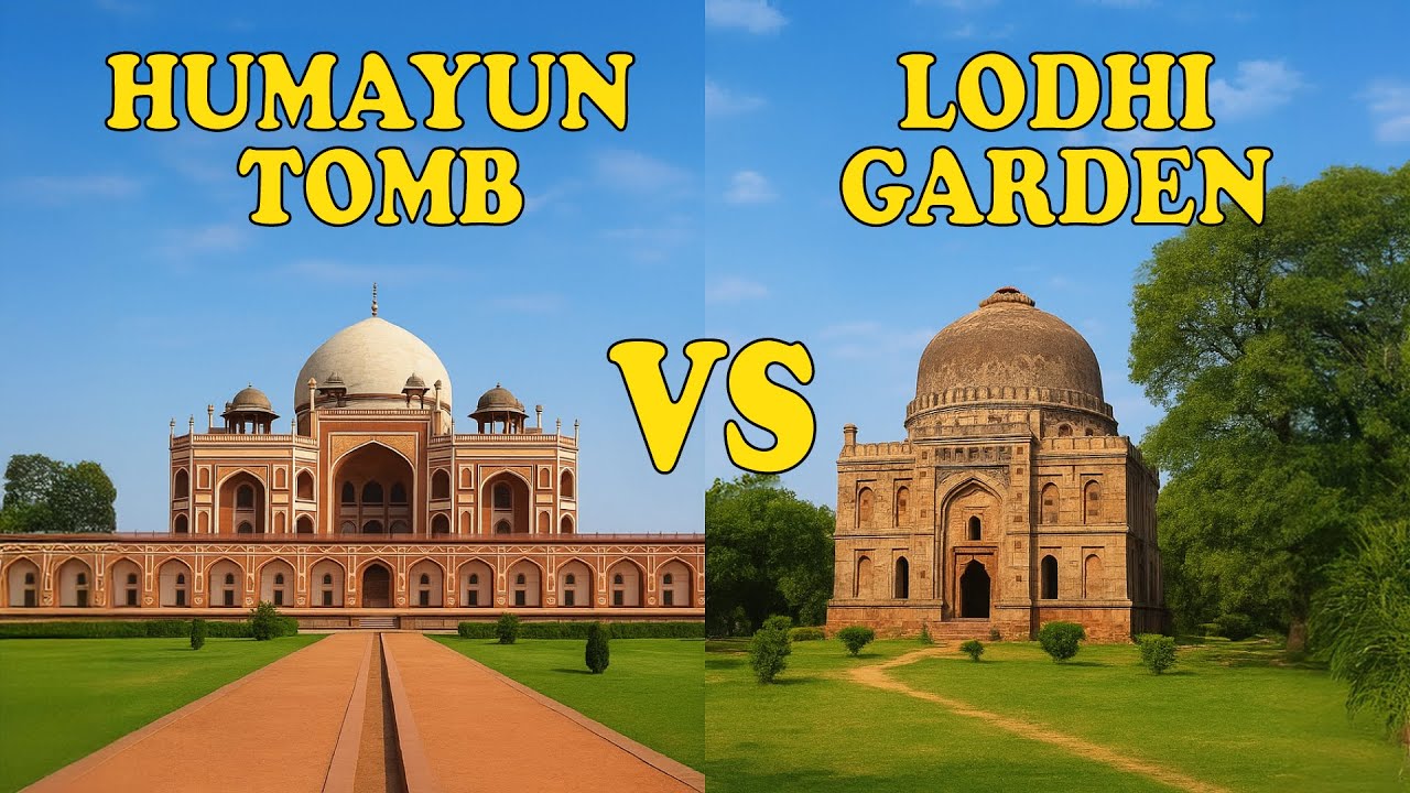 Lodhi Garden vs Humayun Tomb  | Delhi Travel Guide 2025 | Which Place is Best to Visit in Delhi?