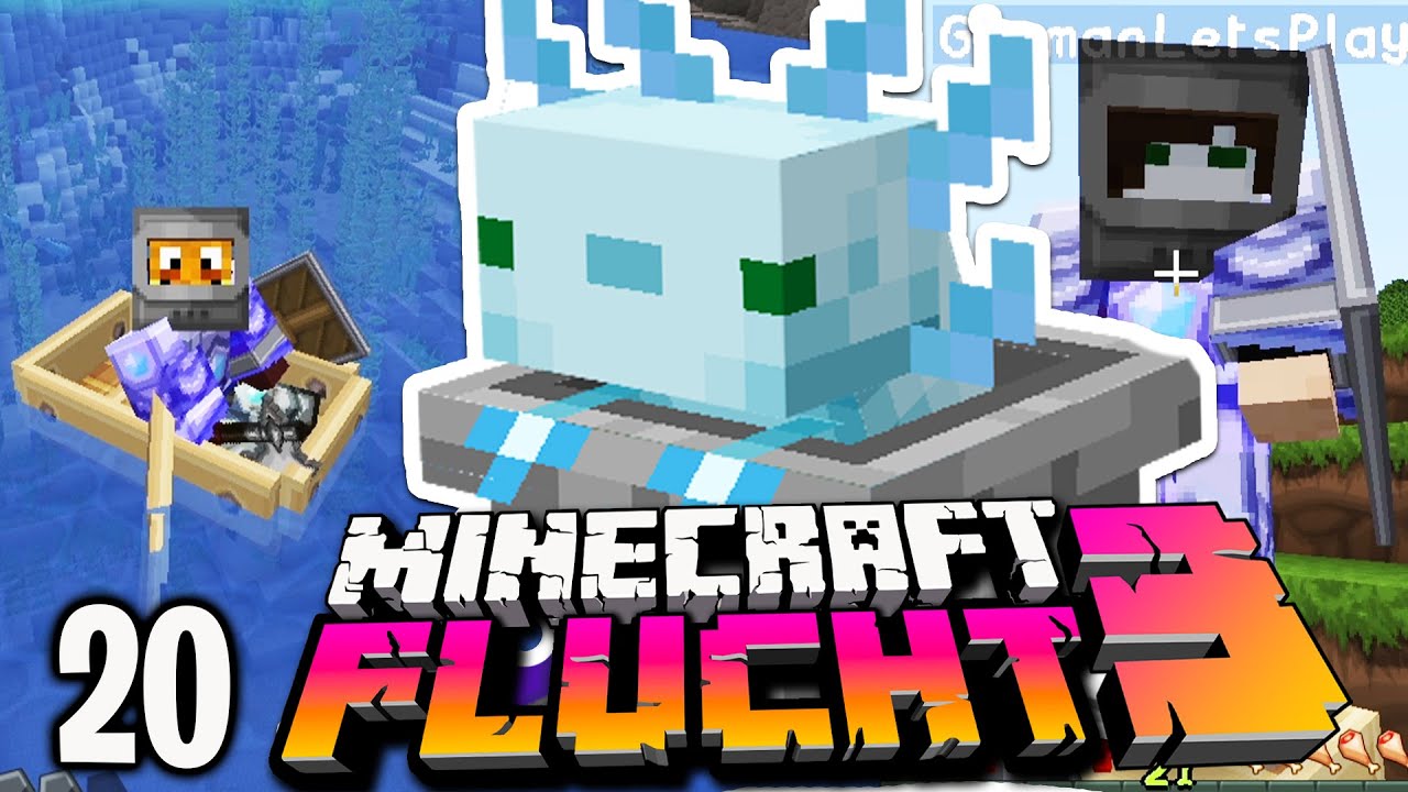Unser erstes AXOLOTL ☆ Minecraft FLUCHT 3 #20