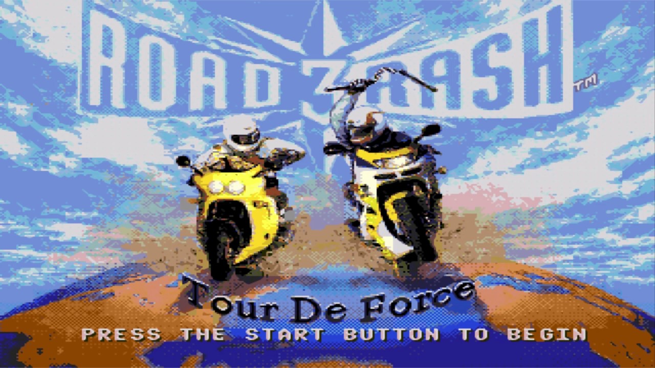 Road Rash 3 Tour De Force Megadrive - Intro / Opening (Full HD 1080p)