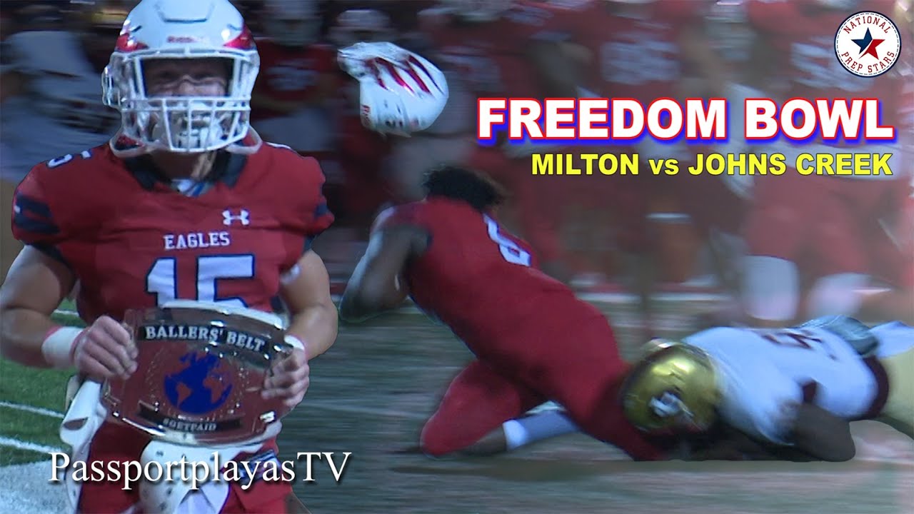 Milton TAKES ON Johns Creek in 2020 Freedom Bowl... The Eagles are LOADED with ATHLETES!!!