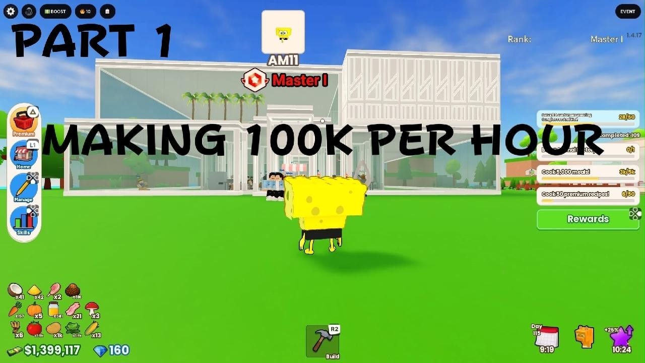 How to build a 100k per hour resturant /  PART 1