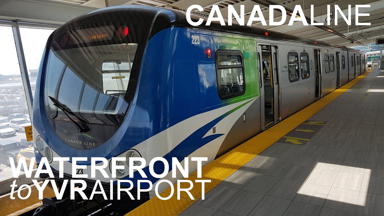 Complete Real Time Canada Line Ride - Waterfront to YVR-Airport
