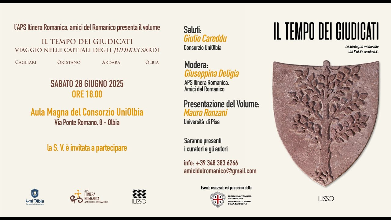 “𝗜𝗹 𝘁𝗲𝗺𝗽𝗼 𝗱𝗲𝗶 𝗚𝗶𝘂𝗱𝗶𝗰𝗮𝘁𝗶. 𝗩𝗶𝗮𝗴𝗴𝗶𝗼 𝗻𝗲𝗹𝗹𝗲 𝗰𝗮𝗽𝗶𝘁𝗮𝗹𝗶 𝗱𝗲𝗴𝗹𝗶 𝙅𝙪𝙙𝙞𝙠𝙚𝙨 𝘀𝗮𝗿𝗱𝗶”, Olbia 26/06/2025