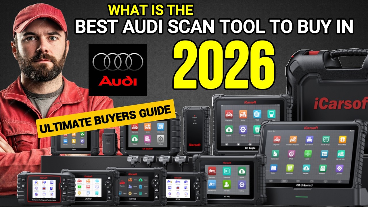 Лучший диагностический сканер Audi OBD2, который можно купить в 2026 году — посмотрите видео пере...