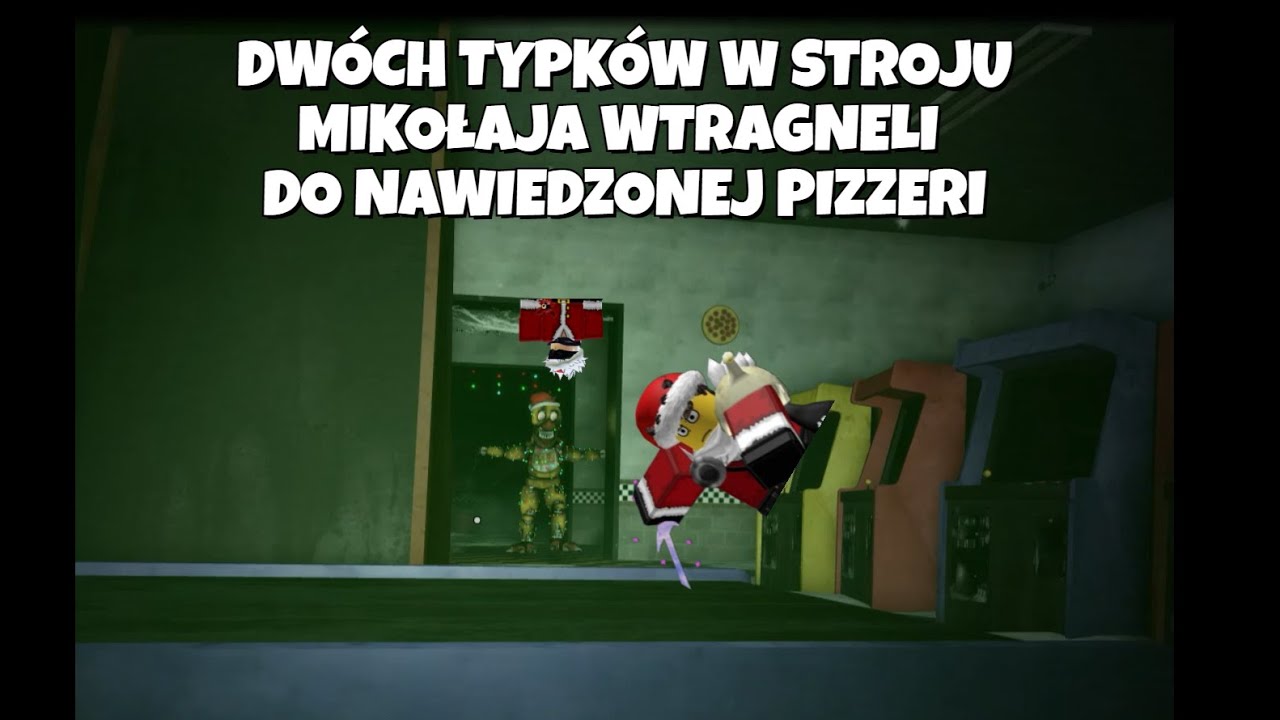 dwóch typów przebrani za mikołaja wtargneło do NAWIEDZONEJ pizzeri | Roblox #33