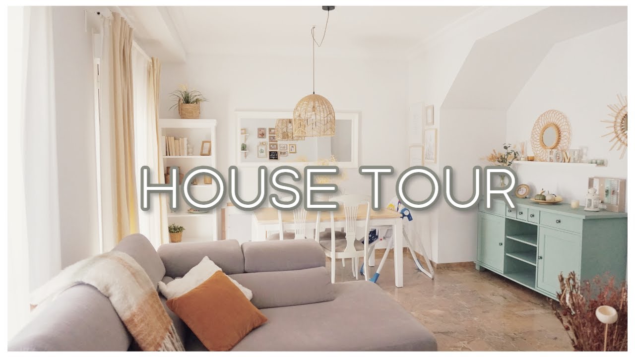 HOUSE TOUR 🏡 Estilo Nórdico | Salón comedor, cocina, aseo y jardín