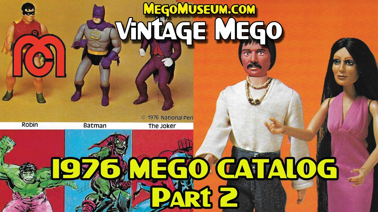 Винтажный Mego: Каталог 1976 года, часть 2 — Шер, Али, Герои комиксов