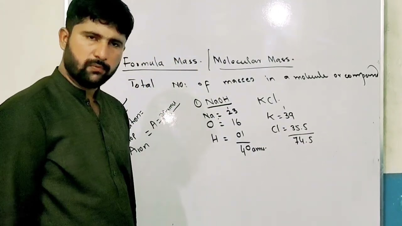 Molecular Mass ll By Sir Khan