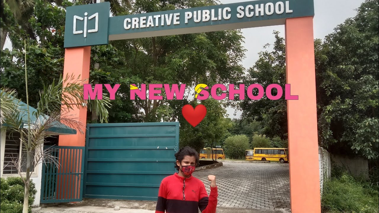 MY NEW SCHOOL :CREATIVE PUBLIC SCHOOL ❤️AT PALAKKAD/TAMIL/VLOG