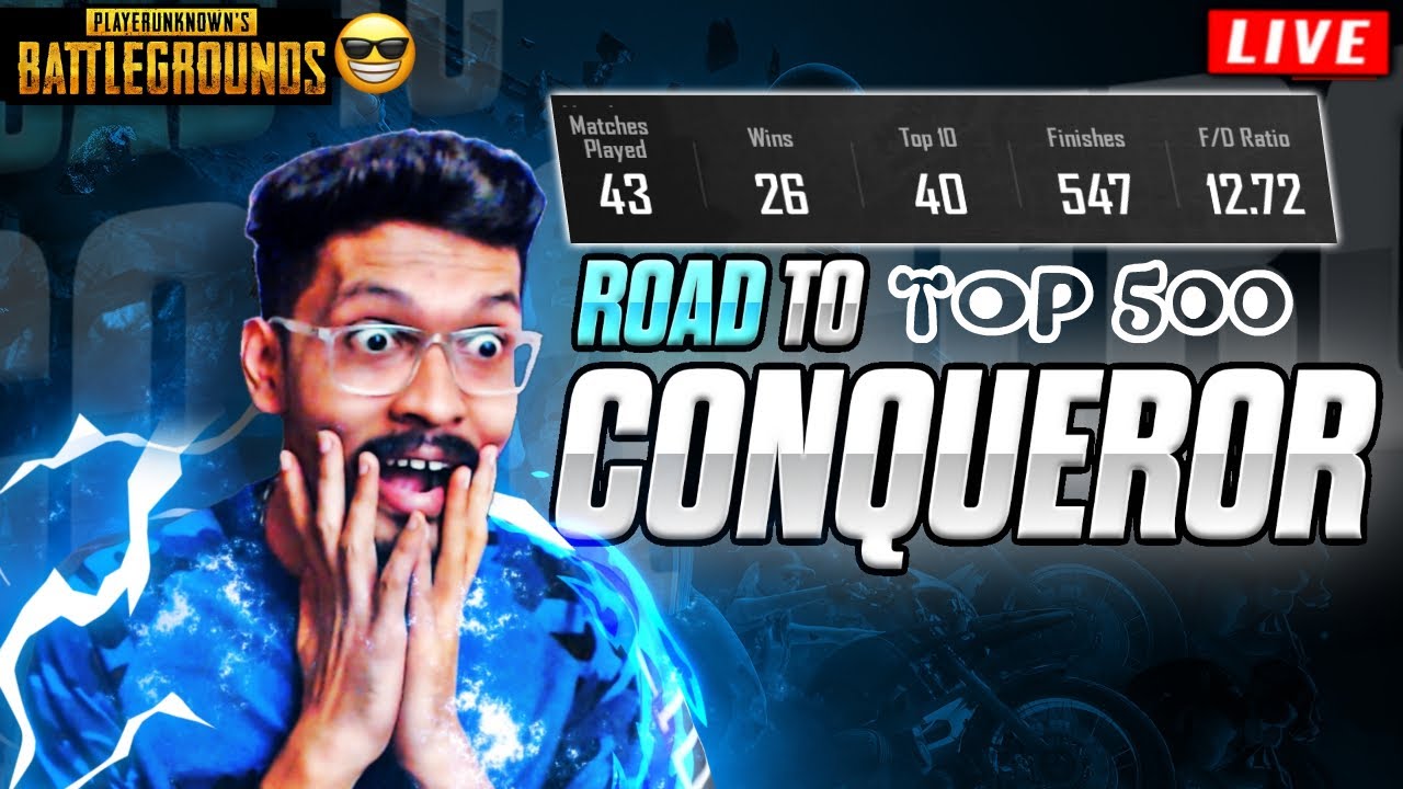 🔴12k/d Conqueror Live Rank Push with Maawa Squad🔥 - PUBG Mobile Live Telugu