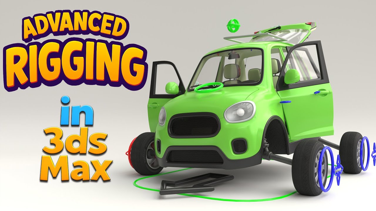 Advanced Car Rigging Workflow in 3ds Max &mdash; Full Control for Animation & Games