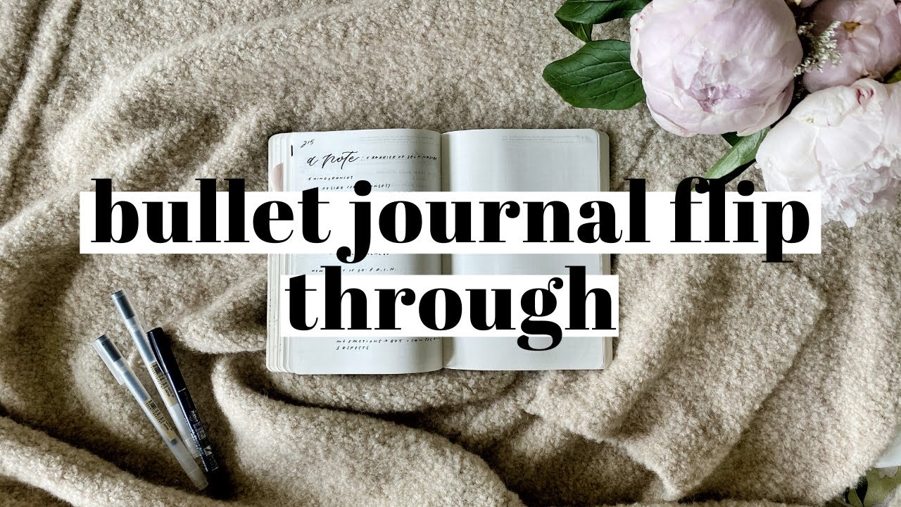My mid year bullet journal flip through: Sharing my journey to minimalist bullet journalling in 2020