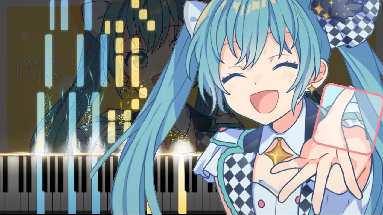 Color of Drops - 40meterP: Hatsune Miku (Piano Synthesia)