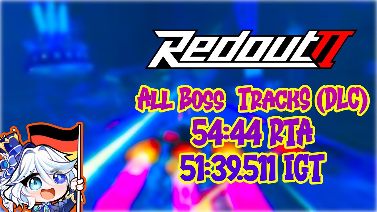 Redout 2 Speedrun: All Boss Tracks (DLC) in 54:44 RTA / 51:39.511 IGT