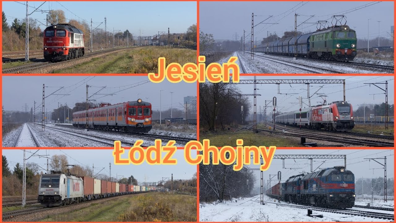 Jesień na stacji Łódź Chojny