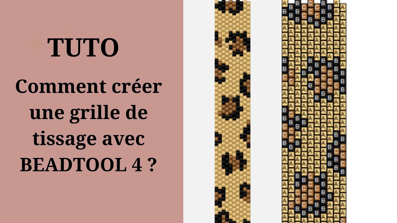 COMMENT CREER UNE GRILLE DE TISSAGE AVEC BEADTOOL 4 ? Logiciel de grille de tissage . PARTIE 1