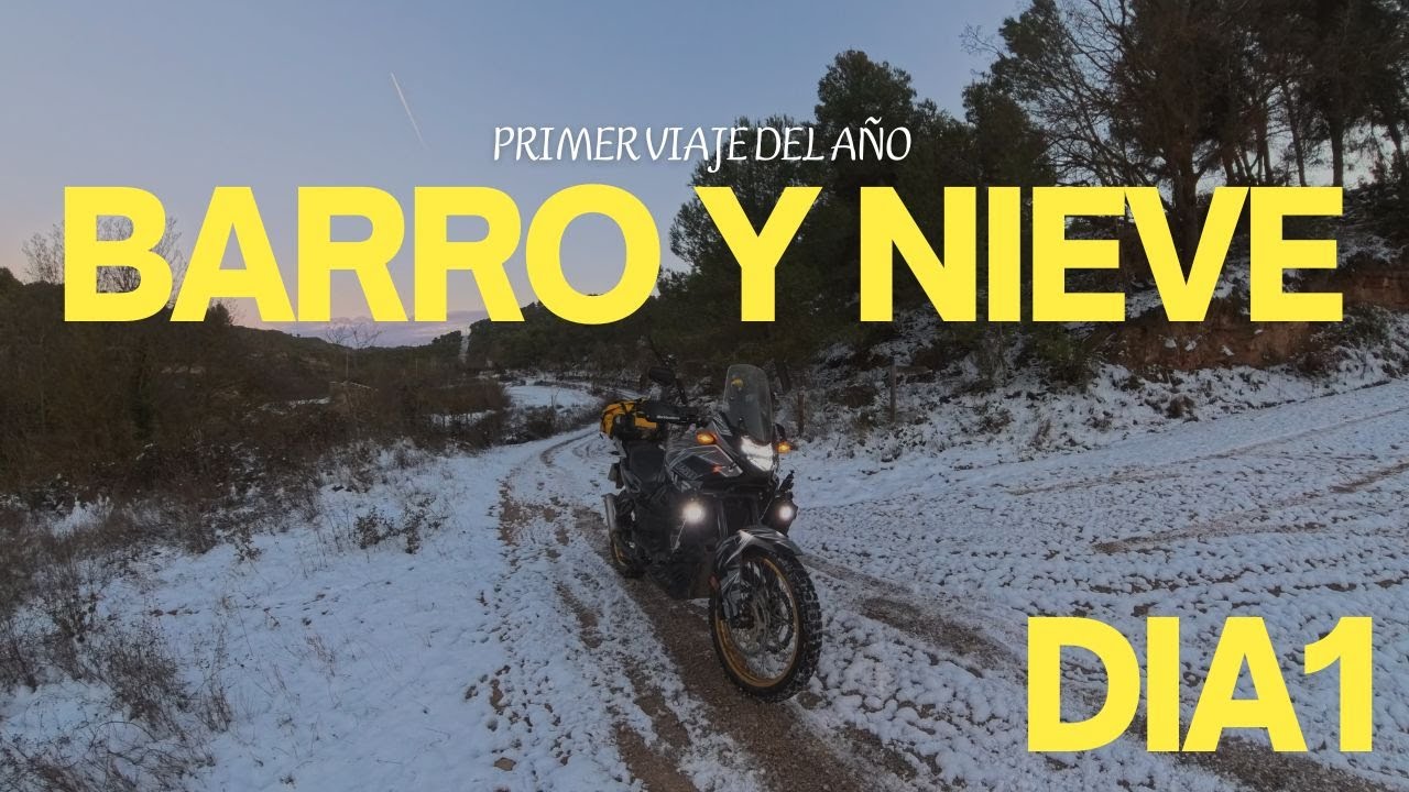BARRO, NIEVE Y MUCHAS CAÍDAS! | Compañero ABANDONA LA RUTA EN GRUA | RUTA OFF-ROAD DIA 1
