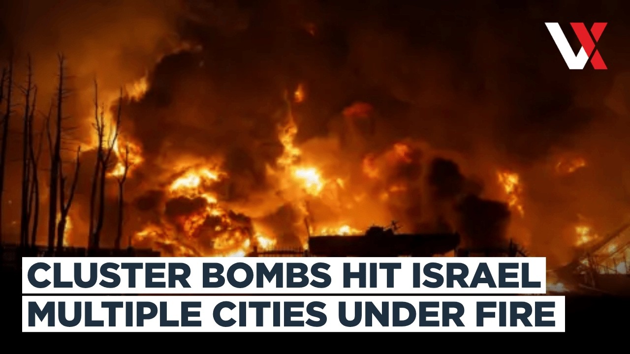 Cluster Munitions Rain On Israeli Cities As Iran Conflict Widens | Kafr Qasim, Haifa Hit | VERTEX