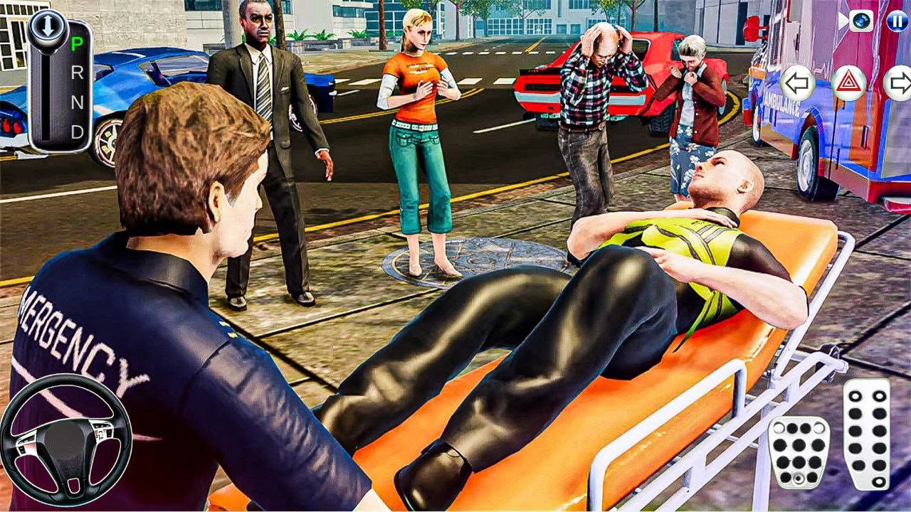 Emergency Ambulance Simulator 3D | City Ambulance Rescue Driving Game 2025 | Android iOS Gameplay