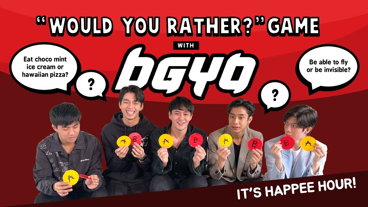 BGYO plays "Would You Rather?" Game