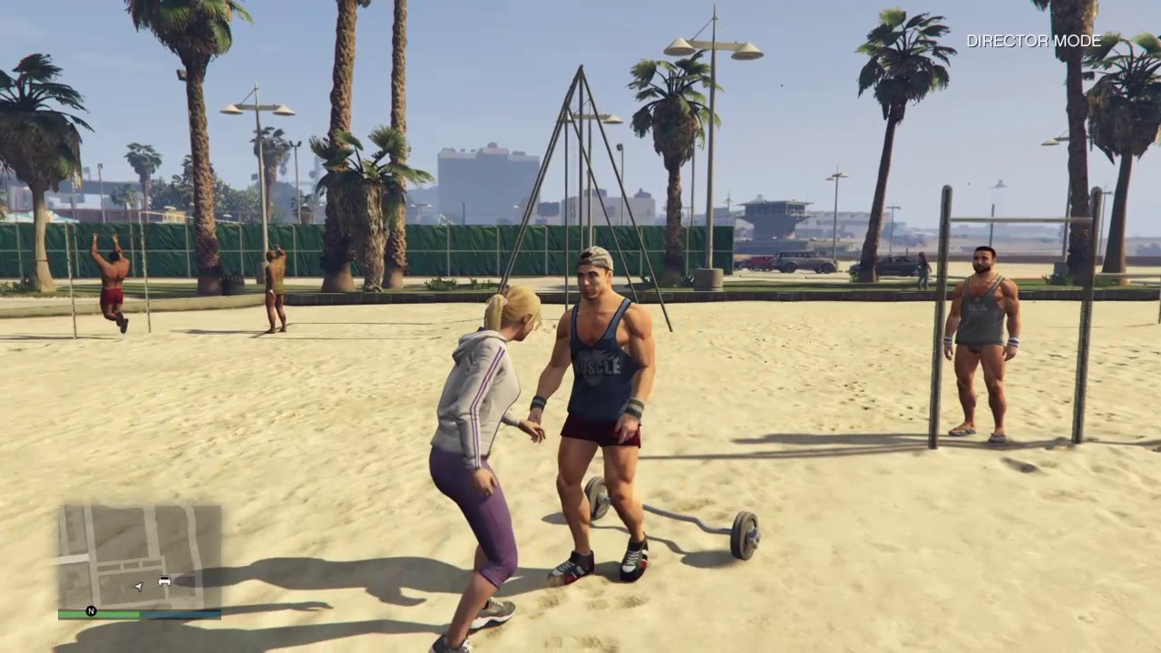 Grand Theft Auto V Tracey De Santa Fighting In Director Mode