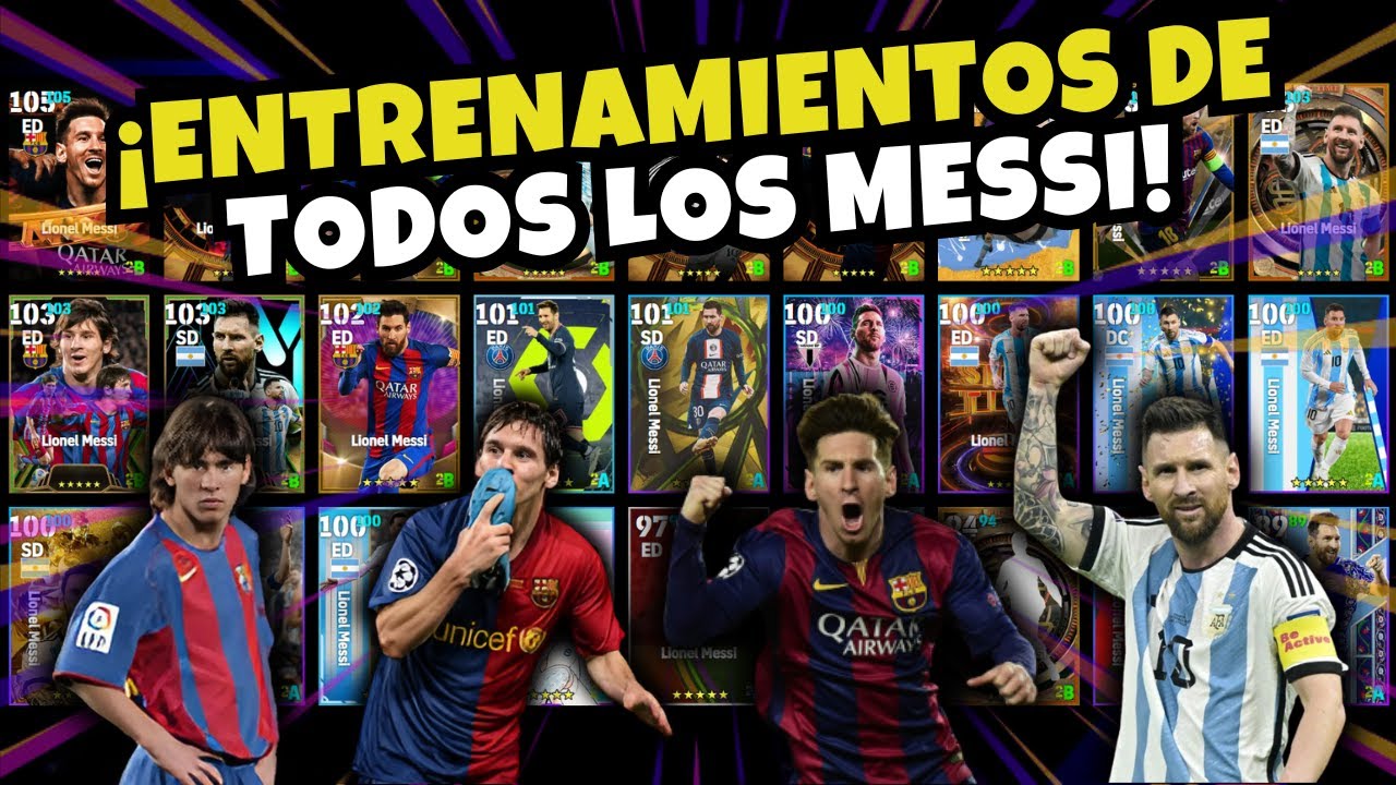 🔥 ¡TODOS LOS MESSI ENTRENADOS! 🔥 | ENTRENAMIENTOS Y ANÁLISIS | EFOOTBALL 2025 | MOBILE